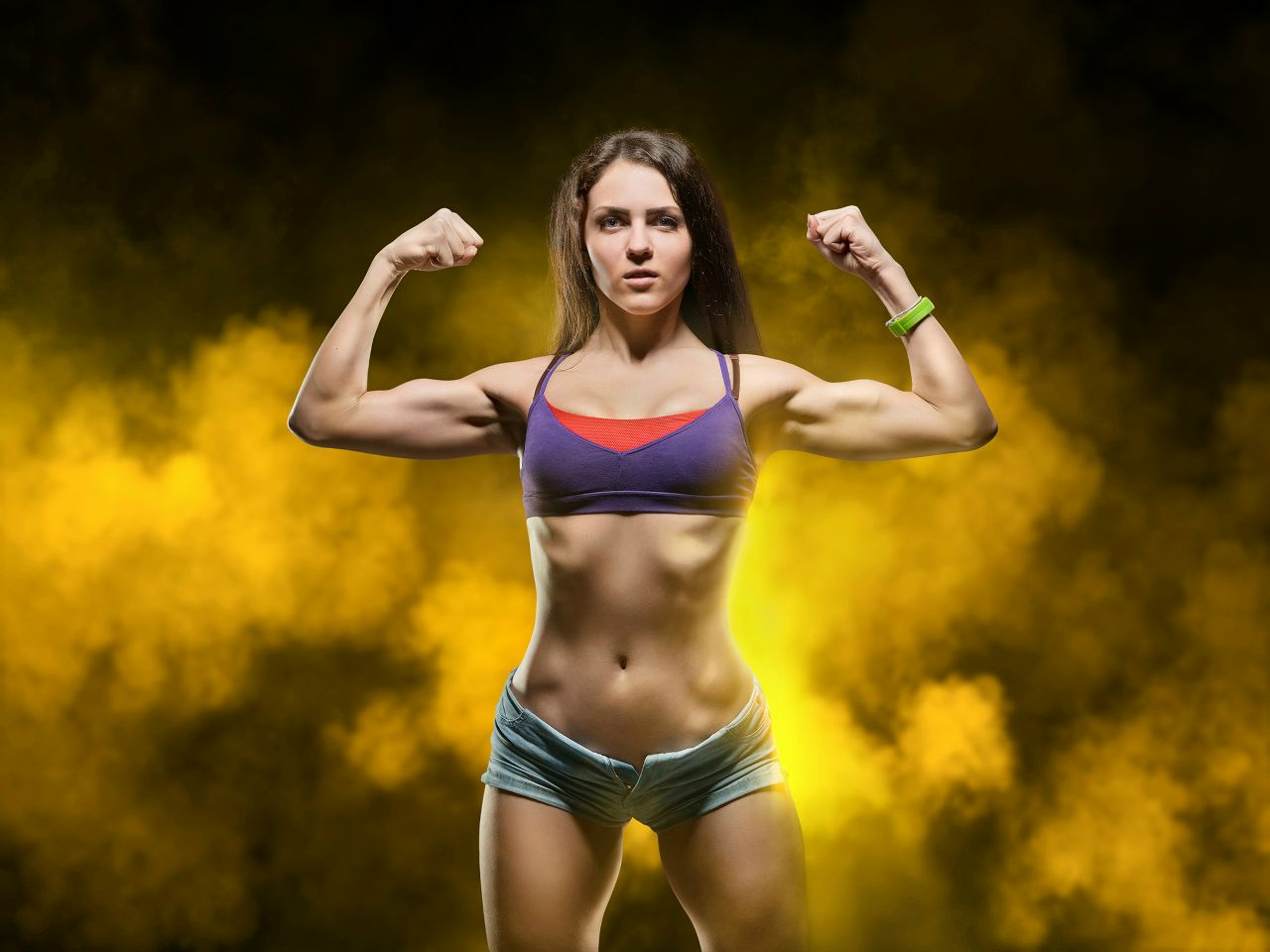 Athletic girls in Sonnam